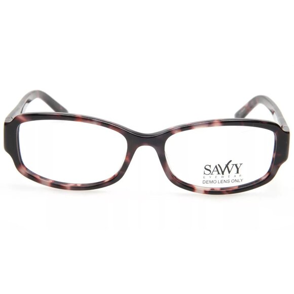 SAVVY Eyeglasses SAV366-PURTO-51 Size 51/16/rectangular BRAND NEW main image 2